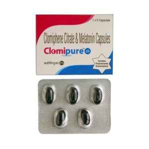 Enclomiphene 25mg tablet (pack of 5 pills)